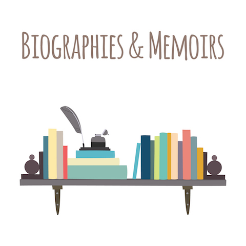 Category for a bookstore or library. Bookshelves  "Biographies &amp; Memoirs".